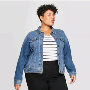 Plus size denim jacket!